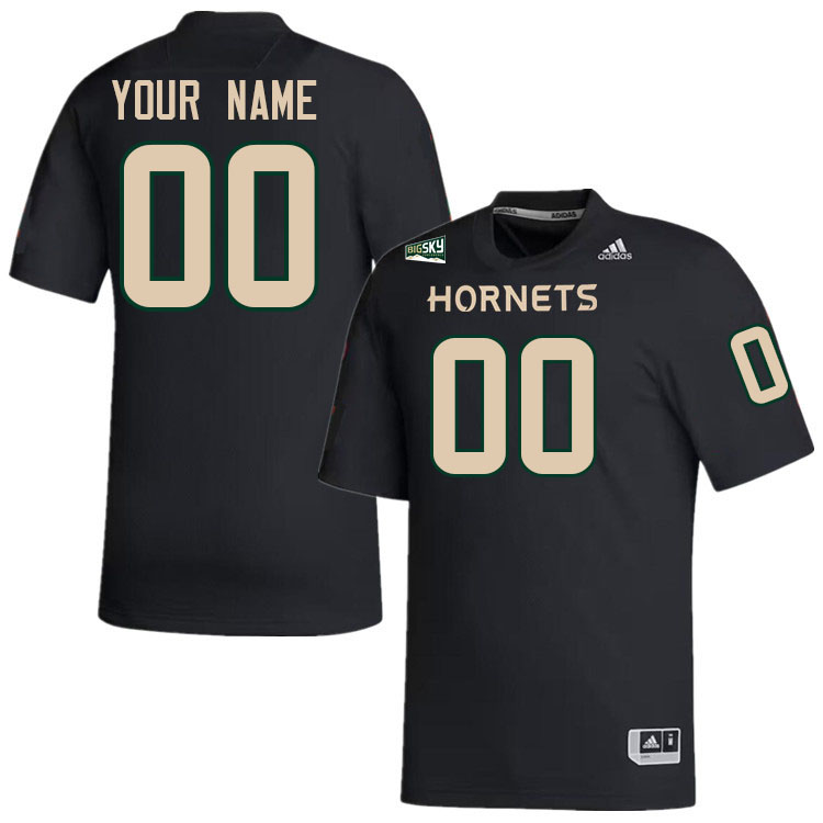 Custom Sacramento State Hornets Name And Number Player's Jersey-Black